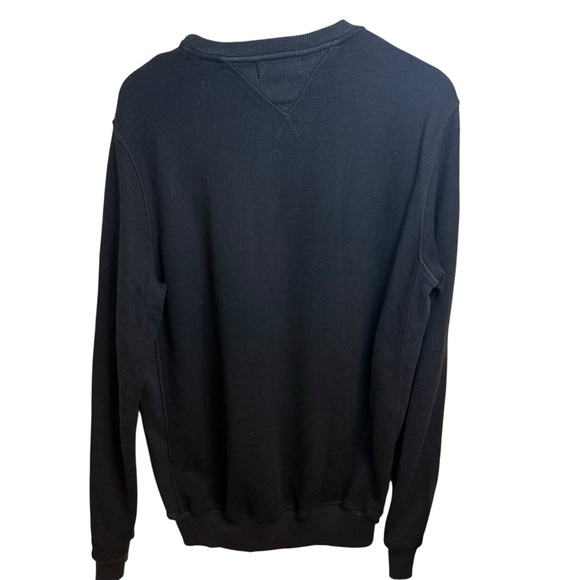 Velvet by Graham & Spencer | Men's Classic Black Crewneck Sweater | Sz M - Picture 2 of 7